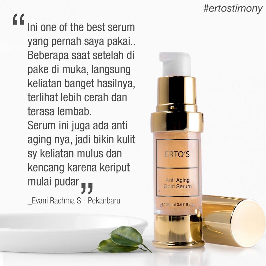 [ORI] Serum Emas Anti Aging Menghilangkan Kerut &amp; Memutihkan Wajah Dalam 2 Minggu - BPOM ORIGINAL