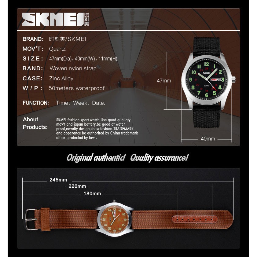 PROMO JAM SKMEI ORIGINAL SKMEI Watch 9112 Original Water Resistant 50M - Black