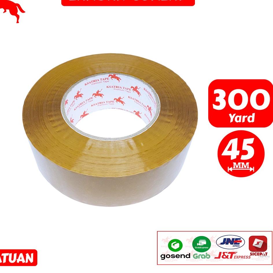 

Telah Hadir.. Lakban OPP Tape / Lakban Coklat KSATRIA Tape 300 Yard