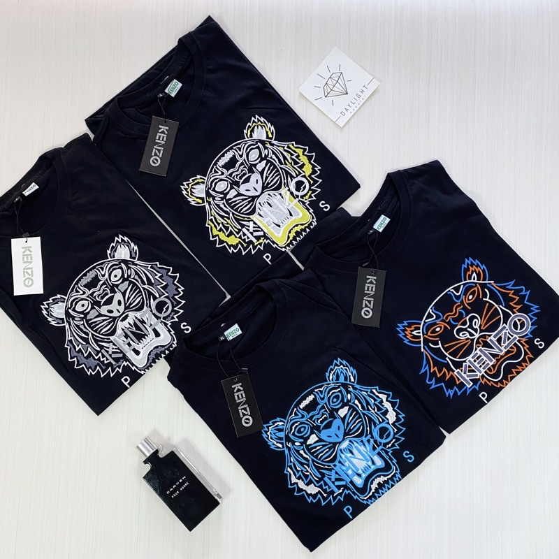 Kaos Kenzo Tiger Bordir Like Original Brand Import + Tag label