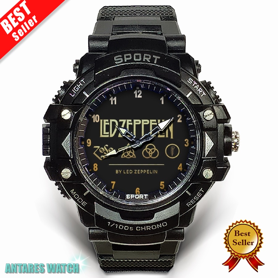 (Exclusive) Jam Tangan LED ZEPPELIN BAND - 2 (Awesome)