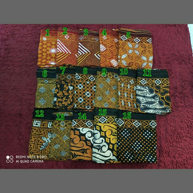 KAIN BATIK VISCOSE CIREBON TRUSMI BATIK FARIZA VISKOS FISKOS CAP SEMI TULIS SOGAN