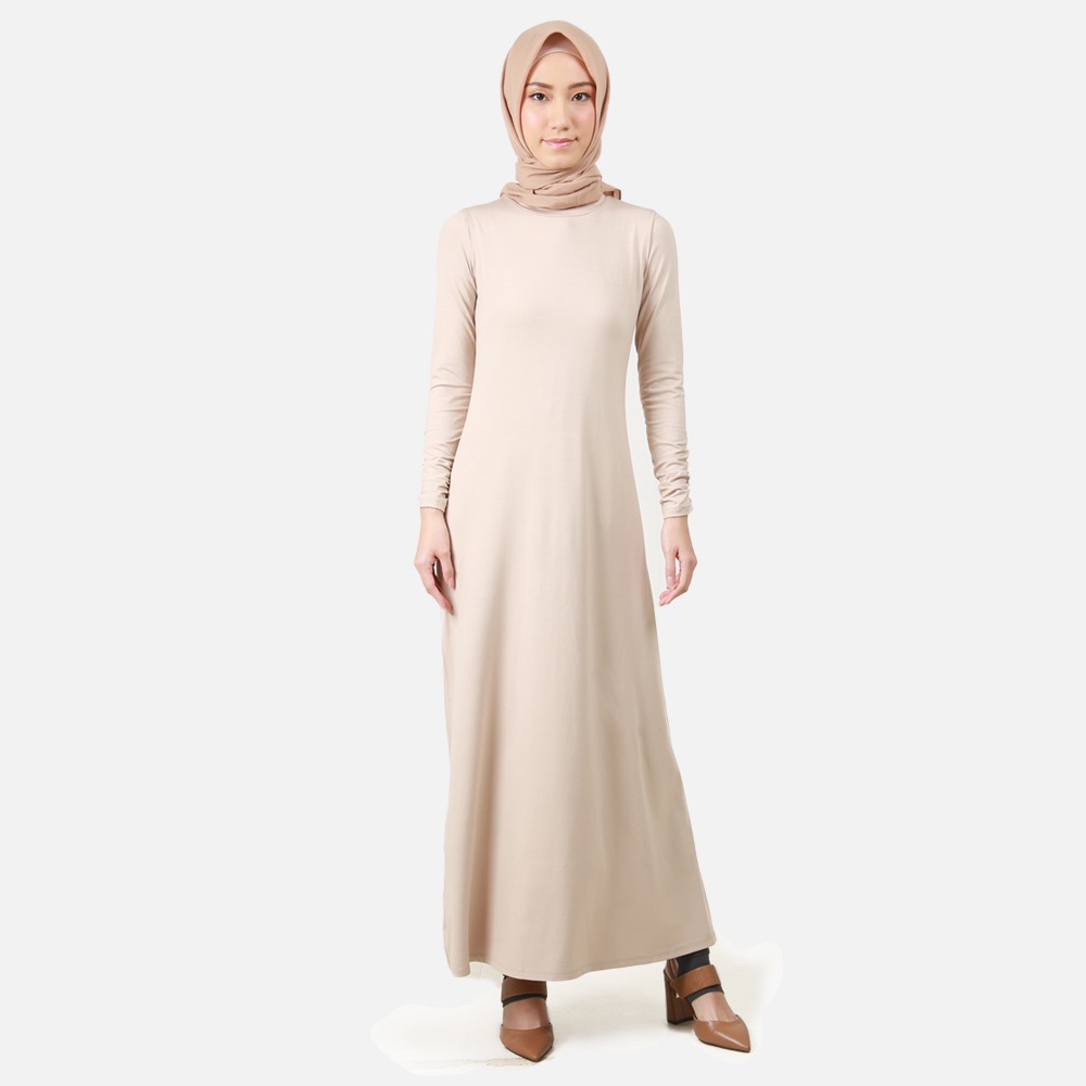 Queensland Casual Maxi Dress Gamis  Panjang  Wanita  Muslim 