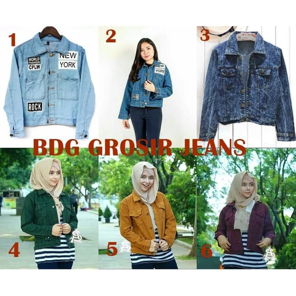 Diskon - JAKET JEANS WANITA JAKET WANITA JAKET JEANS CEWEK JAKET CEWE KODE BB - NY BIOBLITZ