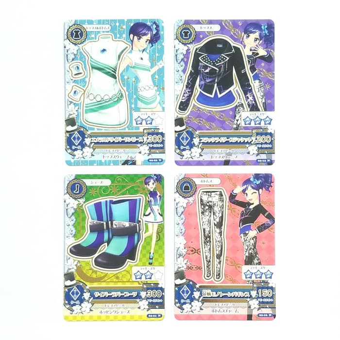 Kartu Aikatsu set 4 Aoi Kiriya Original Japan coll rare 02-22 02-12