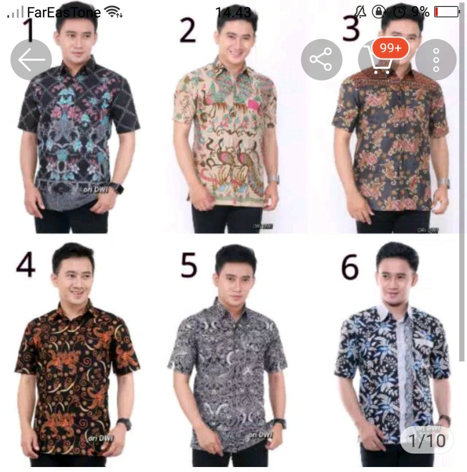 Recommended Hem Batik Pria Dewasa Motif Terbaru Seragam Couple Keluarga Termurah Laki Pria Pendek