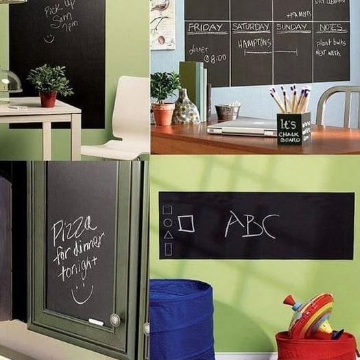 

™ 2M Vinyl Whiteboard Papan Tulis Stiker Dinding Tempel free Spidol - Whiteboard ➬