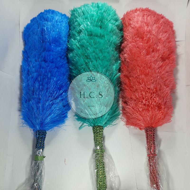 Gardenglories Kemoceng Rafia Halus Tebal Sulak Kebus Mobil Anti Gores Kemocing Tali Rafia Kemucing