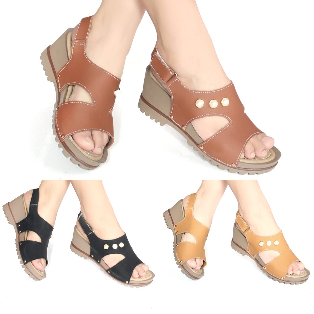 Wedges Wanita Tali Casual Murah AR10