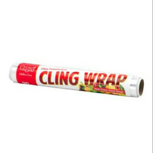  Bagus  cling wrap bagus  plastik  wrap ukuran 30cmx45cm 