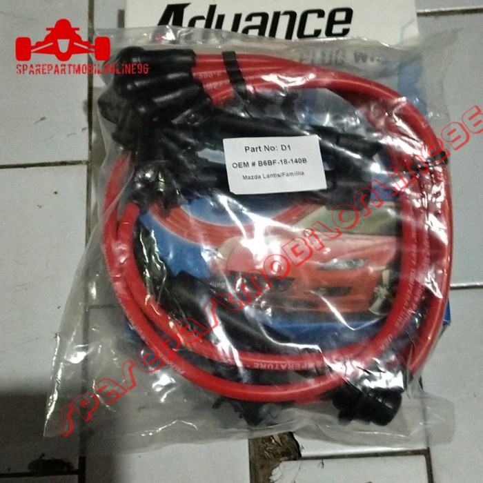 Kabel Busi Set Mazda Familia Lantis Timor DOHC ADVANCE RACING