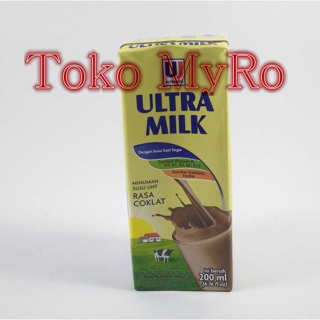 

Khusus GOJEK Susu Ultra 200ML Coklat (KARTON)