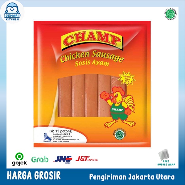 

CHAMP SOSIS AYAM 375 GRAM ISI 15