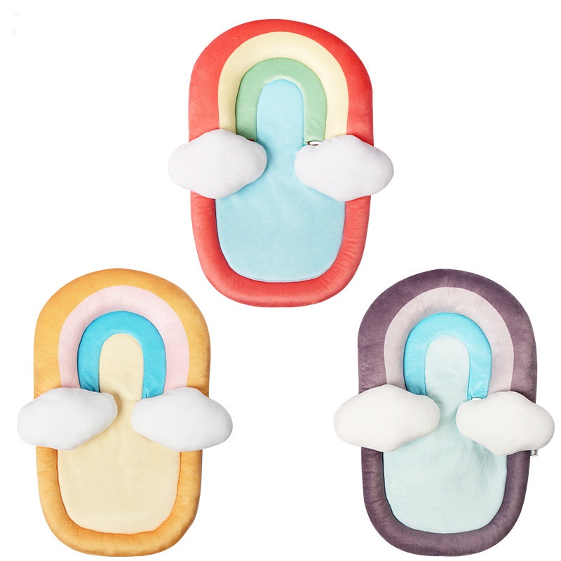 RAINBOW STROLLER PAD | Alas tatakan car seat stroller bayi baby | dudukan car seat stroller | perlengkapan stroller bayi