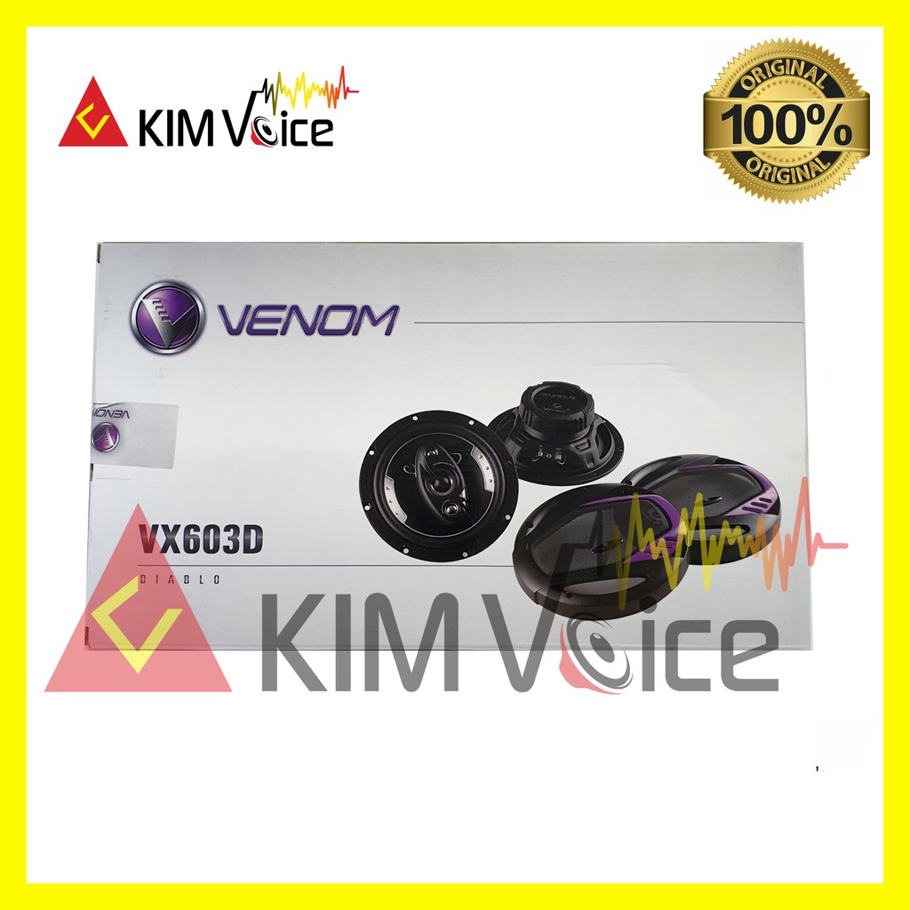 Speaker Coxial Venom Diablo VX 603 D