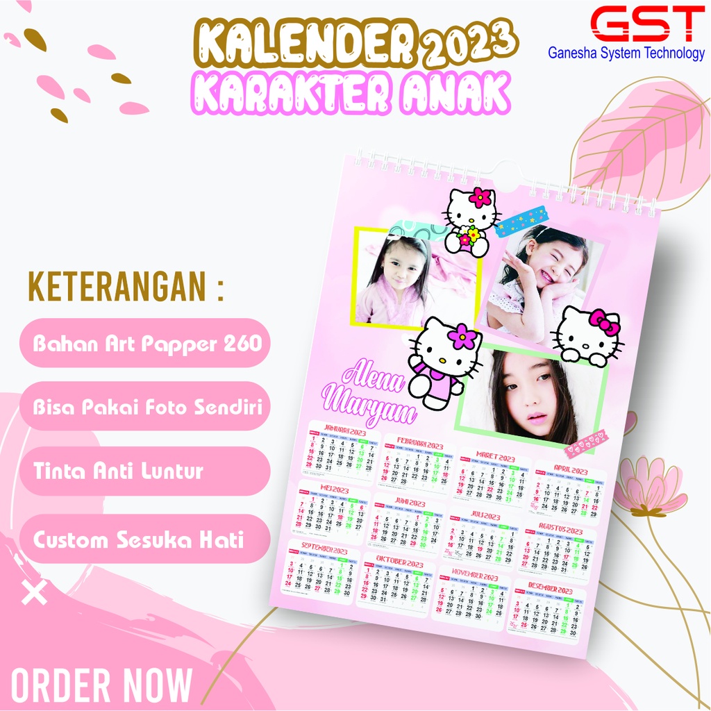 

Kalender Dinding, Kalender Custom Termurah