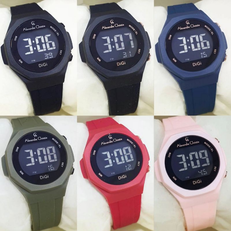 Jam Tangan Wanita Alexandre Christie Ac 9359 Lh Digi Original Fashion Wanits