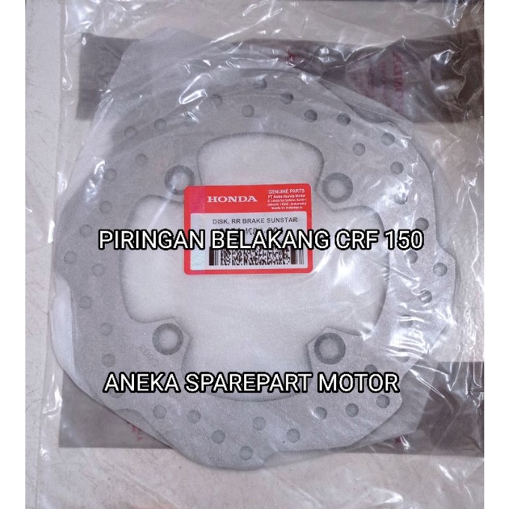 PIRINGAN CAKRAM BELAKANG HONDA CRF 150 DISK BRAKE REAR CRF 150