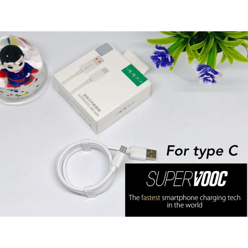 Tipe-C Kabel Data Charger OPPO VOOC 4A Type C Original Fast Charging OPPO Find X R17 R5 Usb-C Suppor