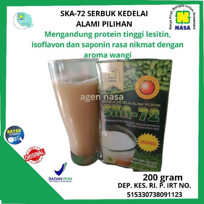 

SKA-72 (Serbuk kedelai hijau alami Penambah Berat Badan)