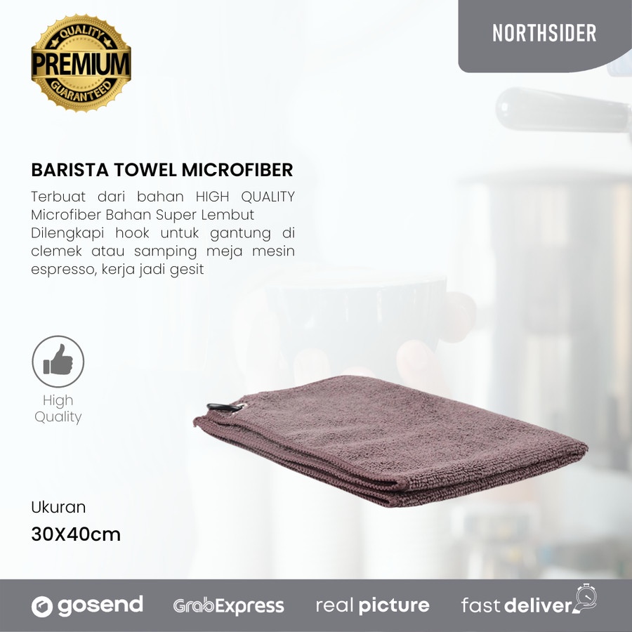 SERBET - KAIN LAP MICROFIBER SERBA GUNA - BARISTA TOWEL