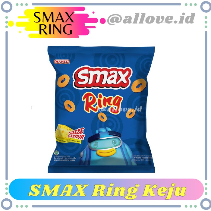 

Smax Snack Ring Rasa Keju 40G