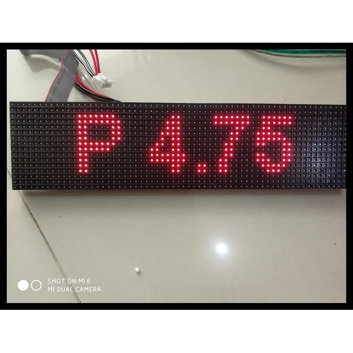 HEMAT Modul Running Text P 4.75 indoor NEW