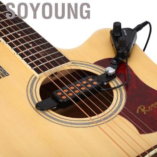 Soyoung Sound Hole Magnetic Pickup Transducer dengan