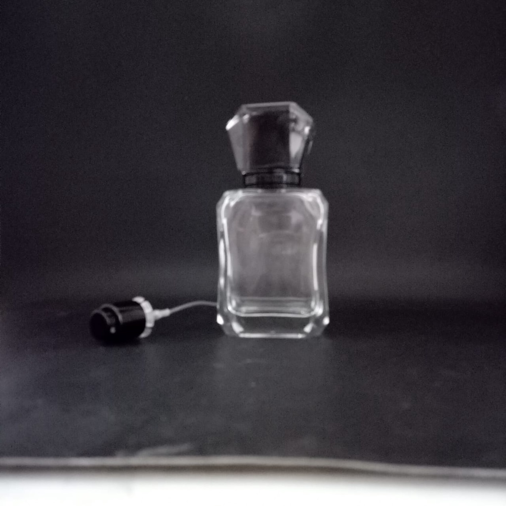 Botol Parfum V32408 Easy pump Crystal Black Cartonan @120