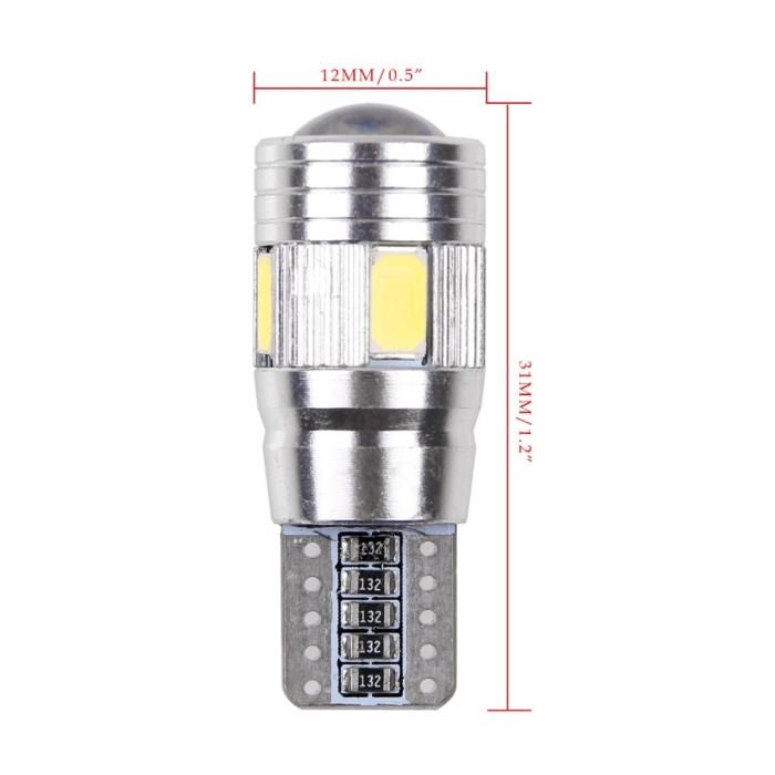 LAMPU SENJA MOBIL SOCKET T10 - LED SUPER BRIGHT