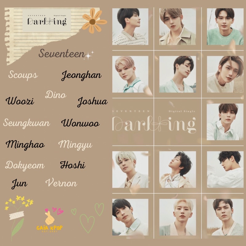 

Sticker Seventeen Darling Aesthetic