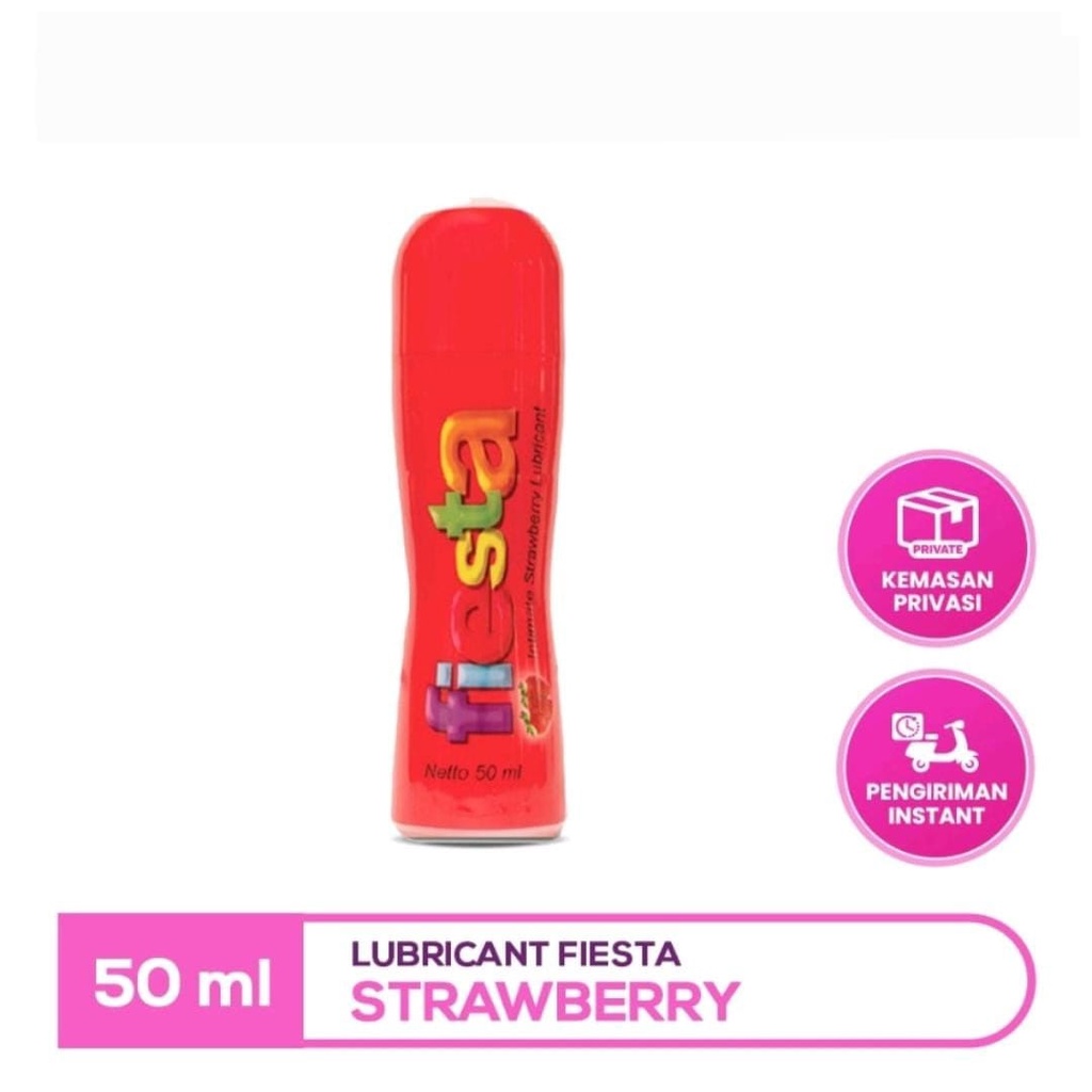 Lubricant Fiesta 50 ML | Lubricant Fiesta Natural 50 ML | Lubricant Fiesta Strawberry 50 ML | Pelumas Fiesta