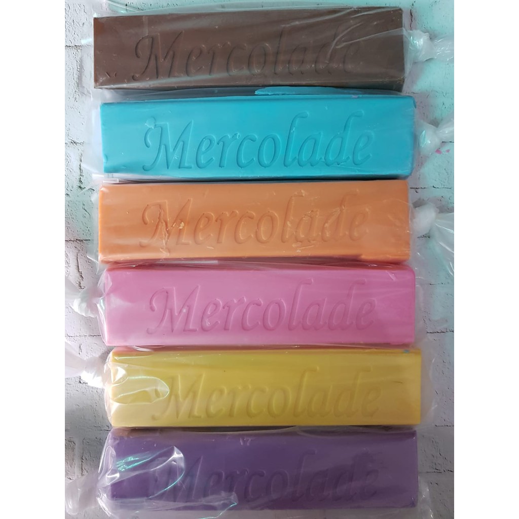 

Cokelat warna batangan mercolade rainbow compound +/-170gr / chocolate mercolade rainbow All variant