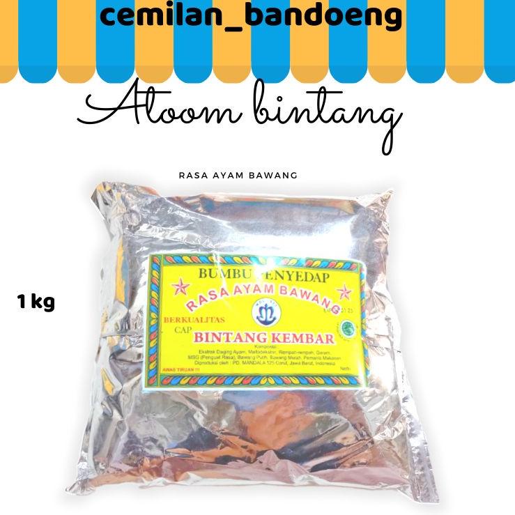 

Best! BUMBU PENYEDAP ATOOM BINTANG RASA AYAM BAWANG 1 KG