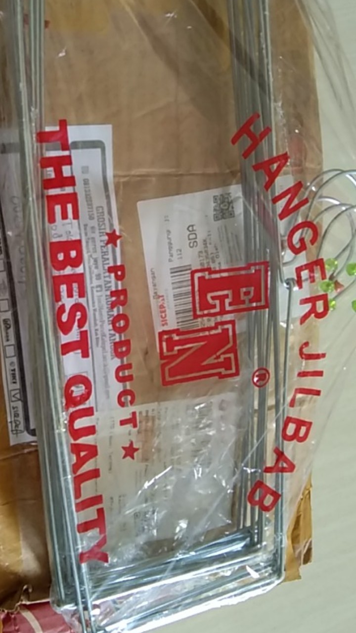 Hanger Jilbab Besi  5 Susun Crome Aman Dari Karat Murah Bagus