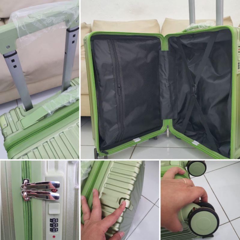 Koper Fiber yamazaki by roaming sleting L012 hardcase anti pecah ORI - cabin size dan bagasi