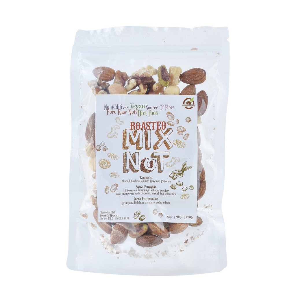 Roasted Mixed Nuts - 250 Gr