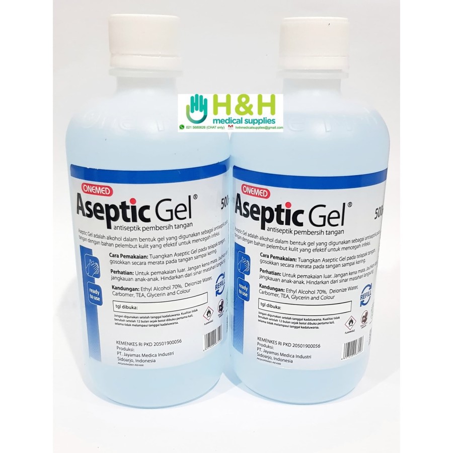 Aseptic gel refil 500ml