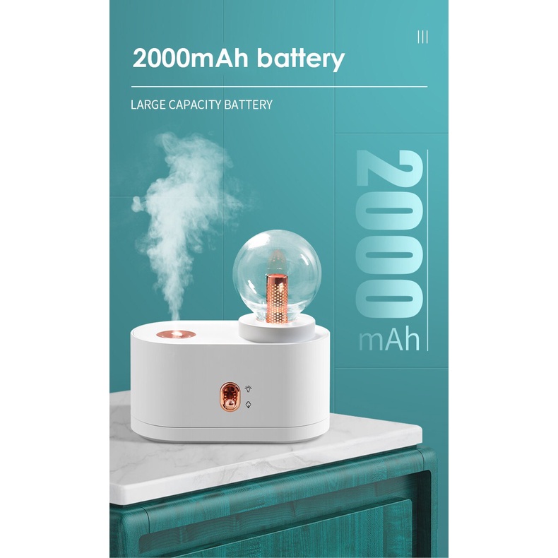 TOTU Air Humidifier Lampu Tidur Mini Diffuser Aromatherapy Chihiro Portable