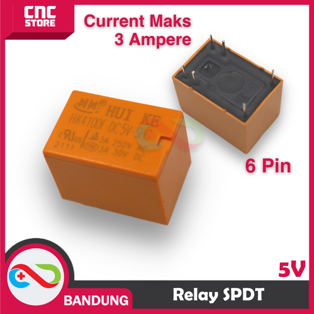 RELAY SPDT 1 CHANNEL 5V JRC-21F 250VAC 30VDC 3A