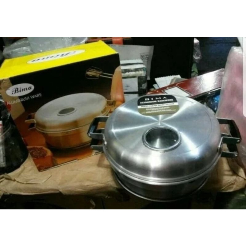 Baking pan Bima 28cm 8 telor almunium tebal