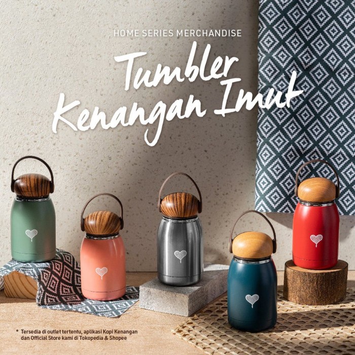 Produk Terbaru Tumbler Kenangan Imut (Tumbler Kopi Kenangan Original) / Tumbler Kopi