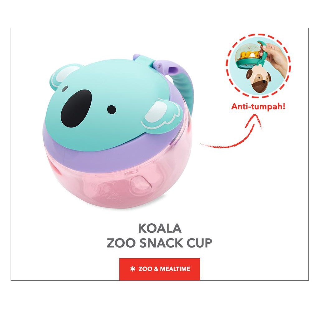 SKIP HOP Kids Zoo Snack Cup 222ml