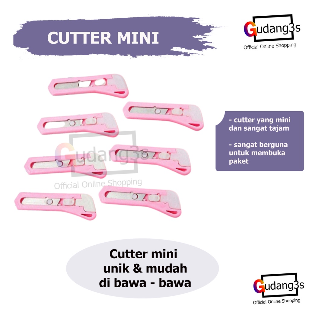 

Mini Cutter Pink Cutter Korea Cutter Unboxing Mini Lucu