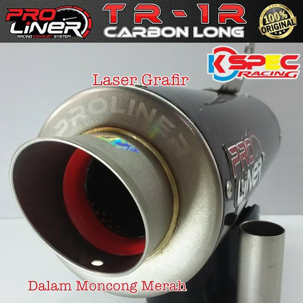TERBARU  ProLiner NINJA 250 FI  New TR-1R Carbon Long Knalpot Racing  TERMURAH