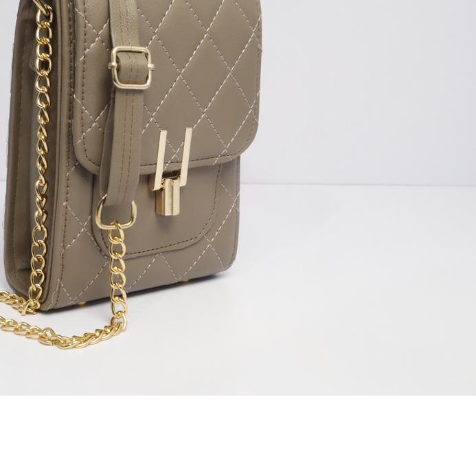 Tas Hp Wanita Tas Selempang Slempang Bahu Kulit Lokal Murah Bukan Import Tali Rantai