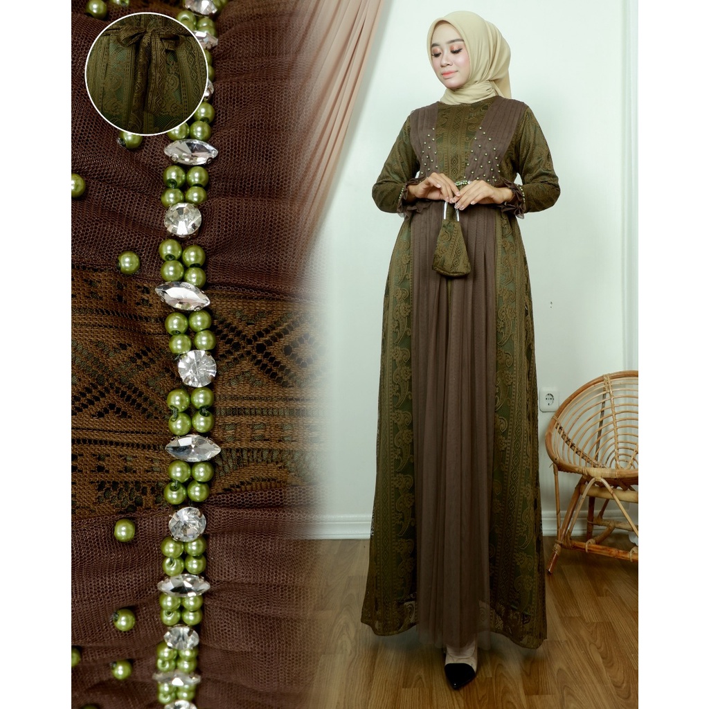 PROMO LONG DRESS VIOLA / DRESS PESTA / DRESS KONDANGAN CANTIK