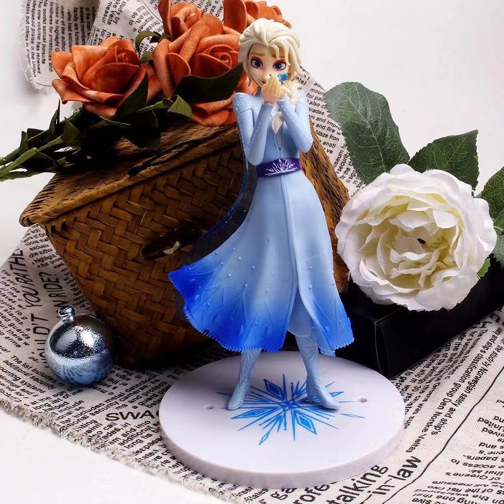 Set Mainan Boneka Figure Model Princess Elsa Frozen 2 Untuk Hadiah Ulang Tahun Anak Perempuan