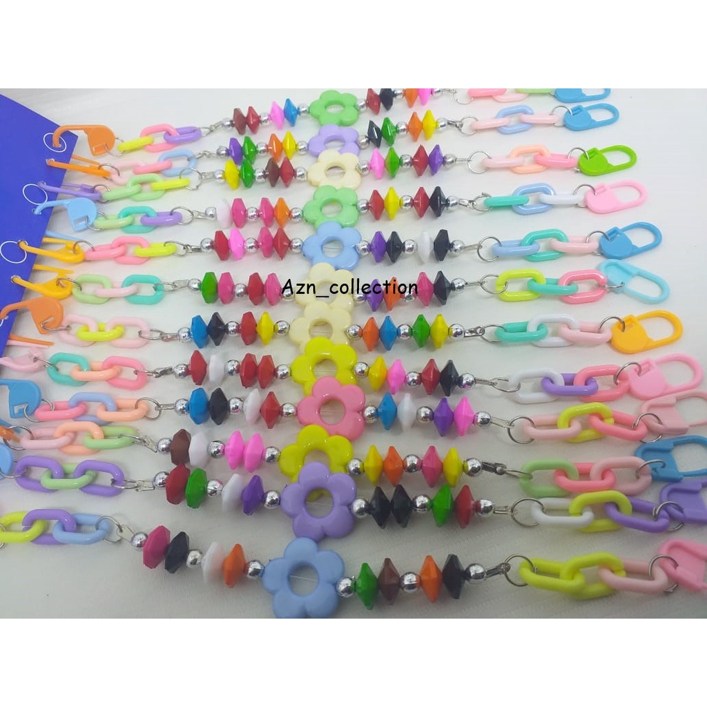 souvenir hajatan tali masker hijab konektor