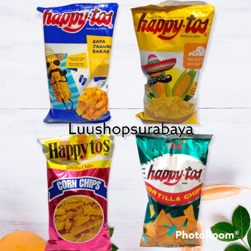 

Happy Tos Happytos Keripik Tortilla Chips 140gram